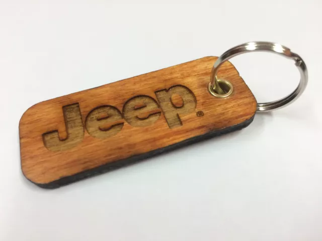Portachiavi legno jeep -  Italia