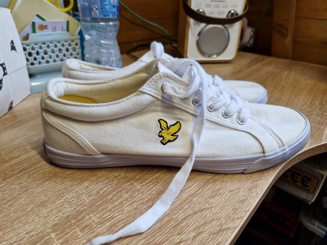 LYLE AND SCOTT Pump Trainers Uk Size 7 White 16.99 PicClick UK