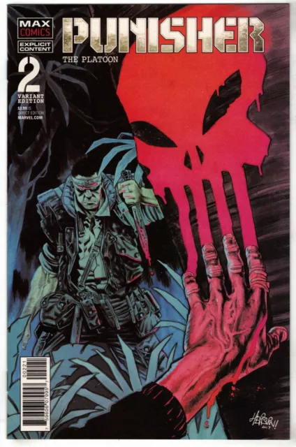 Punisher Platoon #2 1:25 Scott Hepburn Variant Marvel MAX 2017 VF/NM