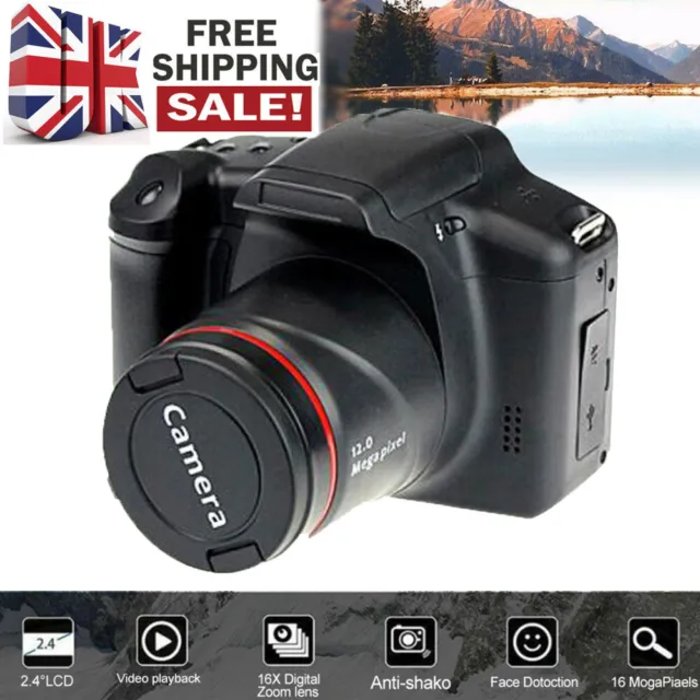 Digital SLR Camera 2.4 Inch HD1080P 16X Zoom Anti-shake Vlogging Video Camcorder