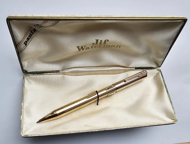 Stylo Roller Waterman Jif / Jiffie Orange Pale - Plastique, à Cartouches (Neuf)