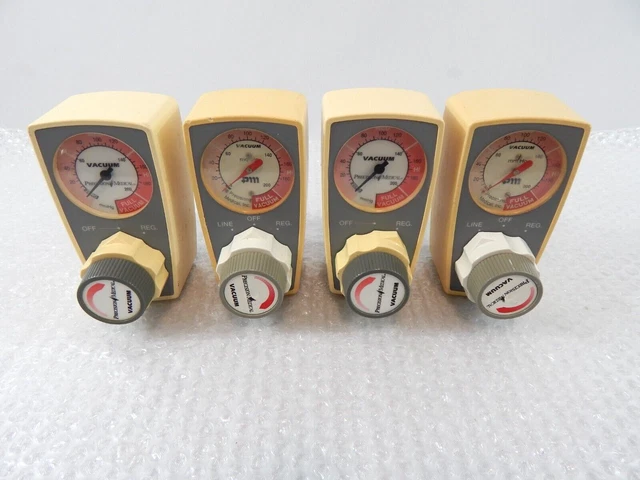 Lot Of 4 Precision Medical Pm3100/P3000 Vacuum Regulator Qty-4