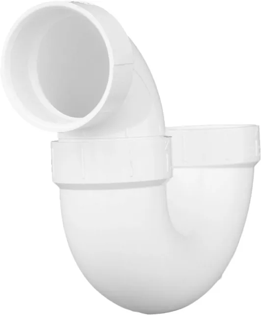 Charlotte Pipe 2 in. PVC DWV White P-Trap PVC 00706X 0800HA (For Parts Only)