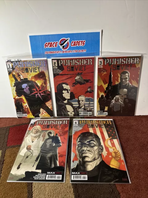 Punisher Soviet  1-4 6 Ennis Max Marvel  Lot Run Comic Book
