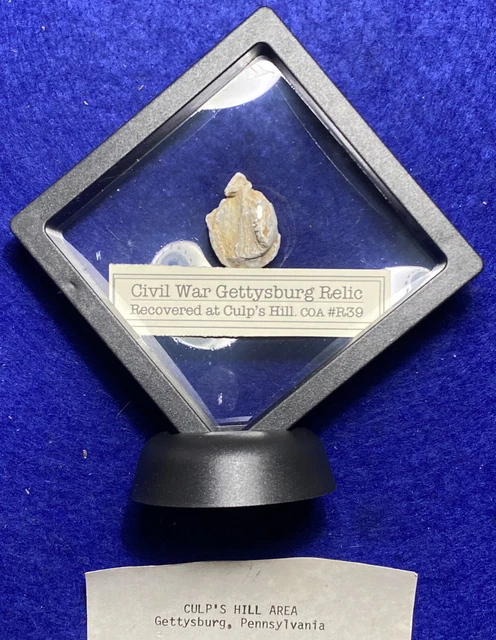 Civil War Gettysburg Bullet Recovered From Culp’s Hill. 100% LIFETIME GUARANTEE!