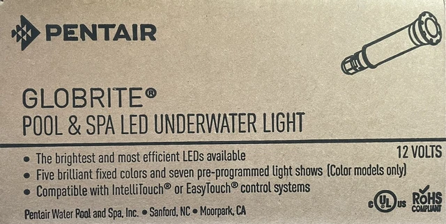 PENTAIR 602055 GLOBRITE COLOUR LED Light 12V 100 ft. Cord (MULTICOLOUR ...