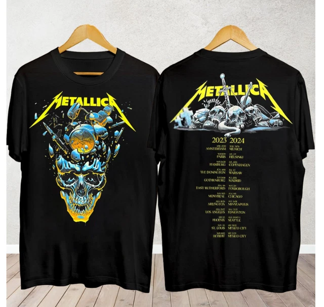 SALE!! METALLICA BAND Metal Tour 2023 2024 M72 Tour Music Event TShirt