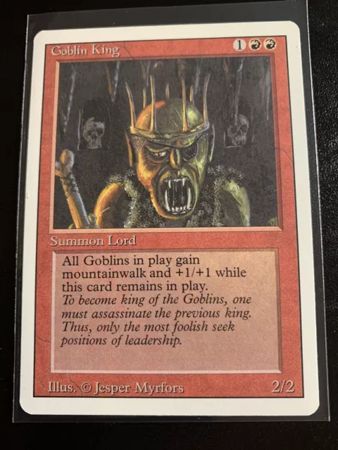 Goblin King - Revised Edition - Magic the Gathering MTG