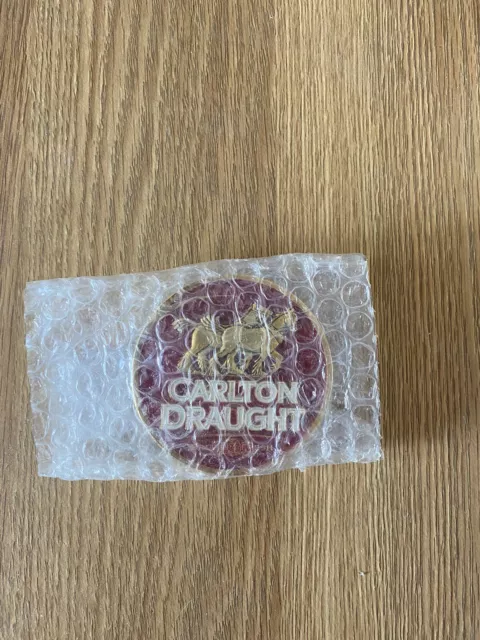 Carlton Draught Beer Badge