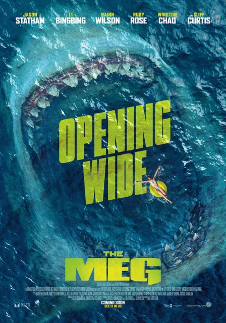 The Meg (2018) En eaux troubles Movie Affiche de cinéma Poster #243