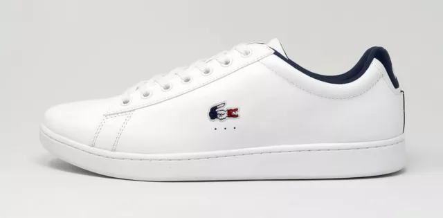 Lacoste Men's Carnaby Evo TRI1 Synthetic Leather Shoes 7-39SMA0033407 - White