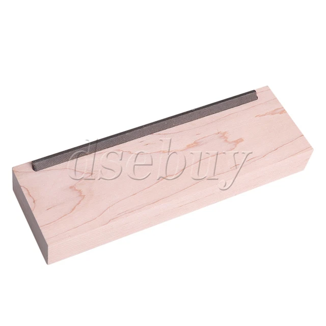2x Guitar Fret File Set with Wooden Handles Rasp for Guitars Frets Grinding