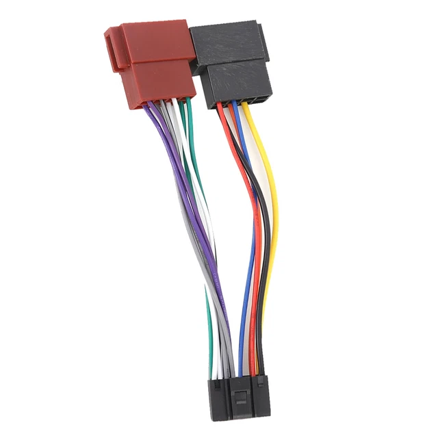 Câble Adaptateur ISO Pour Autoradios Sony 16 Broches - 30x12mm, Compatible Anciens Modèles