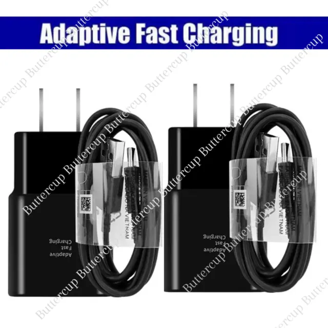 Adapter Fast Charger Type C With Phone Charging Cable For Samsung Galaxy Android