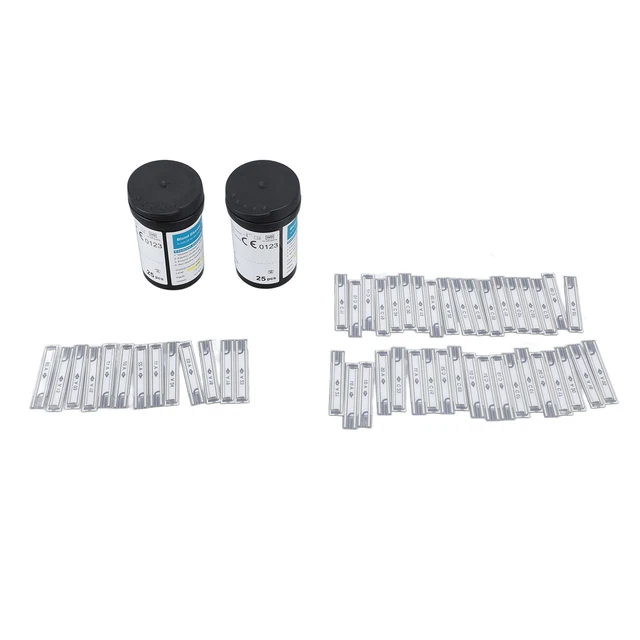 Set kit test zucchero nel sangue sensibile alla glicemia monitor con 50 strisce reattive 1