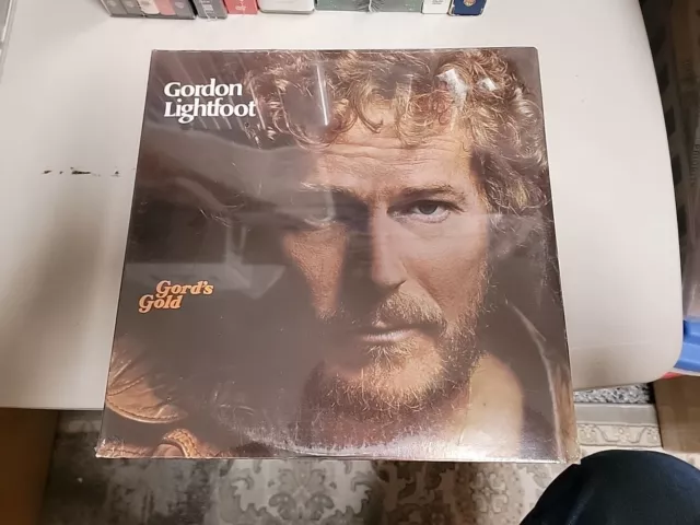 Gordon Lightfoot Gord's Gold Vinyl 2xLP 1975 Original SEALED NOS Folk Rock