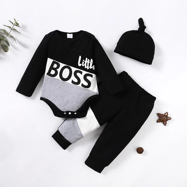 3 pz romper top pantaloni cappello tuta vestiti set abiti 3