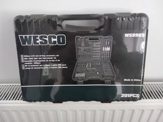 12 Wesco 201 Piece Drill Bit Sets