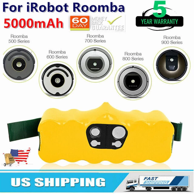 5.0Ah For iRobot Roomba Battery 500 600 700 800 595 620 630 650 660 790 780 880