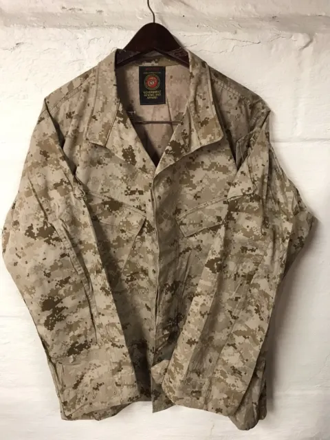 Damaged USMC Issued MCCUU Desert MARPAT Camouflage Blouse Cammies Medium Regular