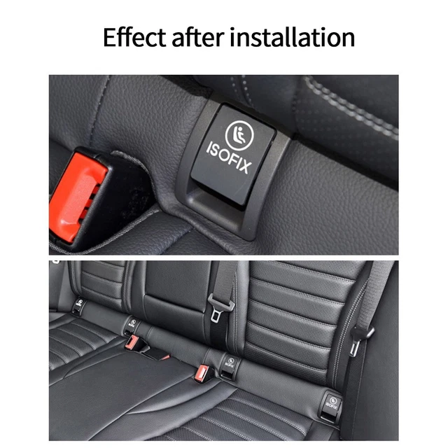 Reliable Black A2059200513 ISOFIX Cover for Mercedes C300 C350 C200 C180