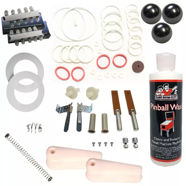 1973 Gottlieb Jumping Jack Pinball White Premium Maintenance Kit