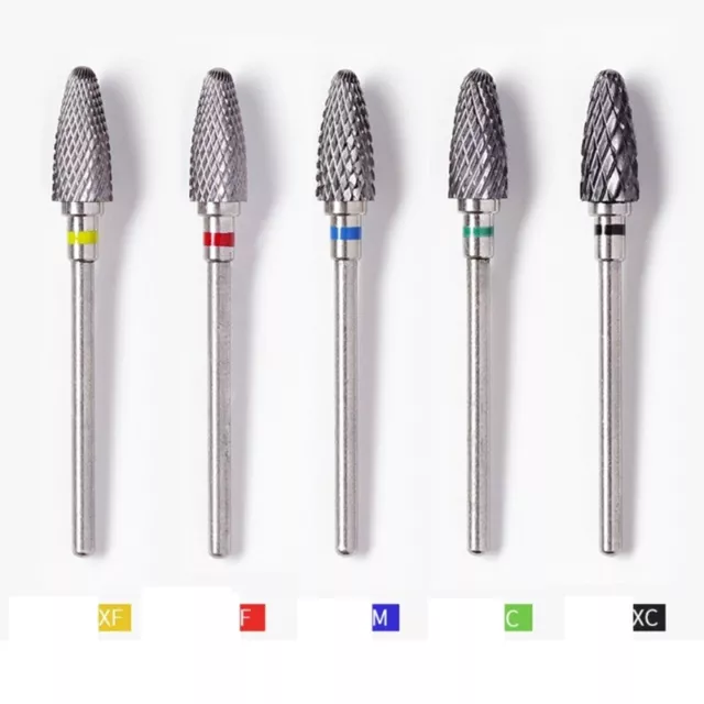 Tungsten Steel Nail Art Drill Bit Polishing Milling Cutter Cleaning Drill Bits