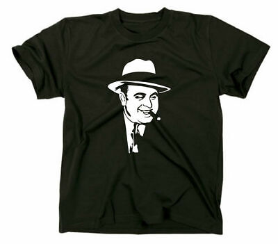 Al Capone Retro T-shirt Mafia Culte dans posthume Mobster Gangster Gang Cosa Nostra 