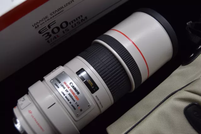 Canon EF 300mm f/4 L IS USM ULTRASONIC Lens From JAPAN 【ALMOST MINT】 #1632