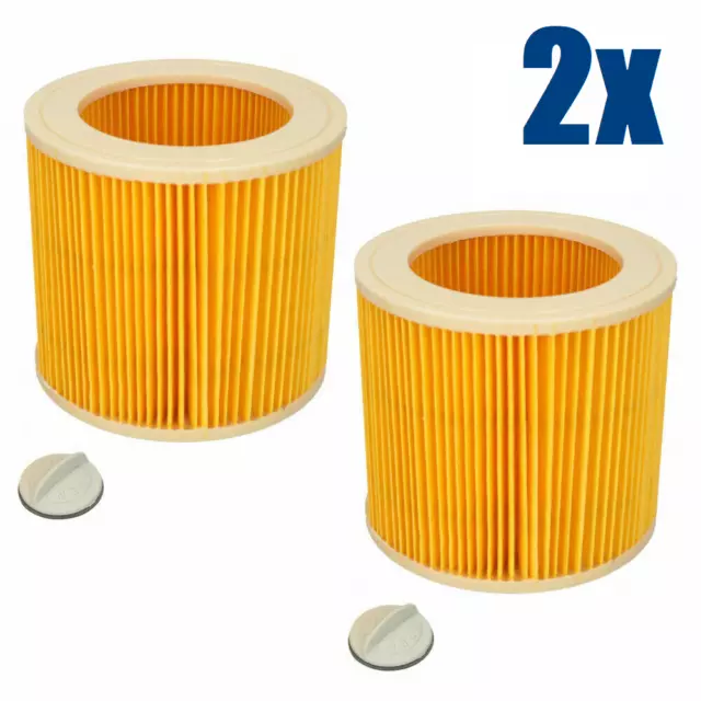 2x Filtre à air d'aspirateur pour Karcher 6.414-552.0 MV 2 MV 3 MV 3 P MV 3