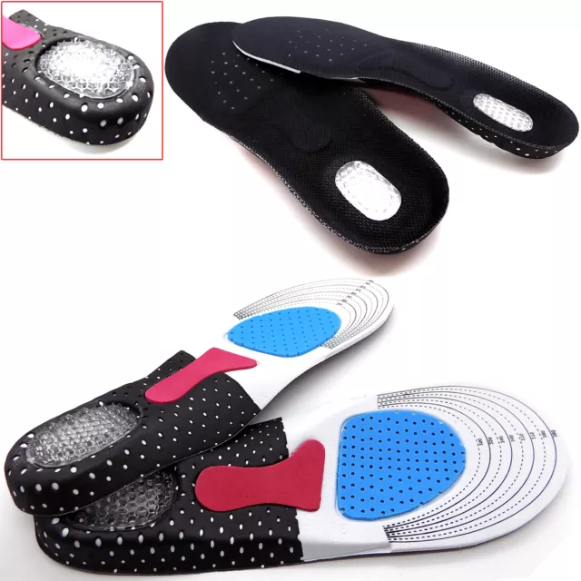 Orthotic Insoles for Arch Support Plantar Fasciitis Flat Feet Back & Heel Pain