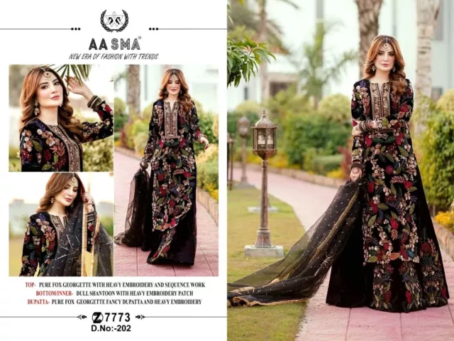 Designer Indian Pakistani Salwar Kameez Bollywood Dress Party Wear Suit Wedding