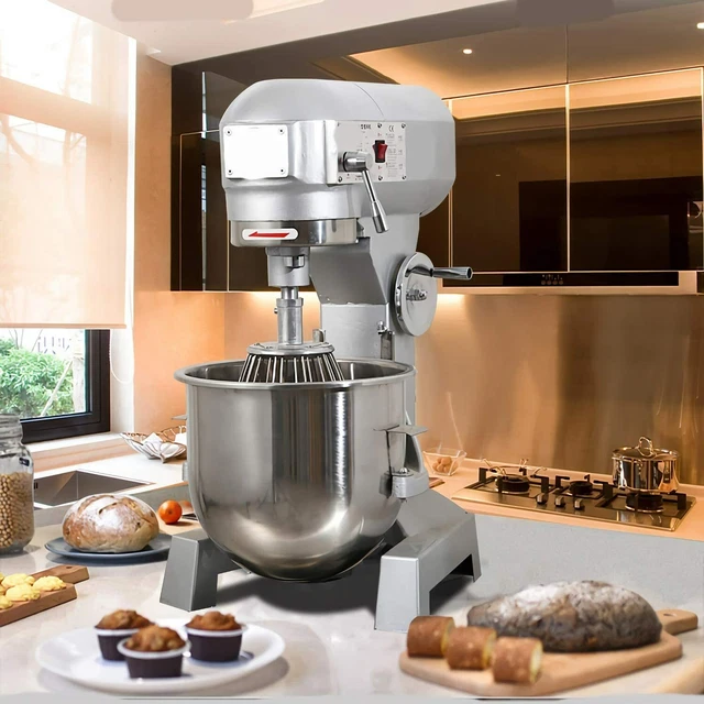 30L Commercial Dough Mixer 110V Electric Food Mixer Machine 3 Speeds Restaurant