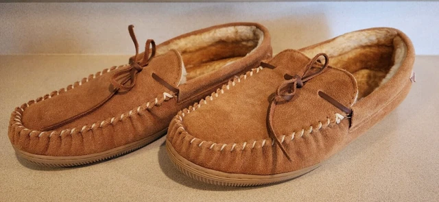  Tamarac by Slippers International 7161 Men's Camper Moccasin,9  D(M) US,Allspice