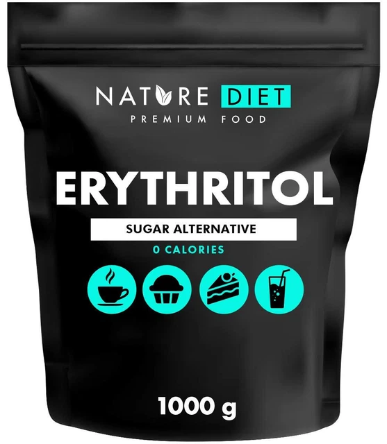 Dolcificanti eritritolo Nature Diet eritritolo ricambio zucchero 1 kg NUOVO MHD 15/07/2025