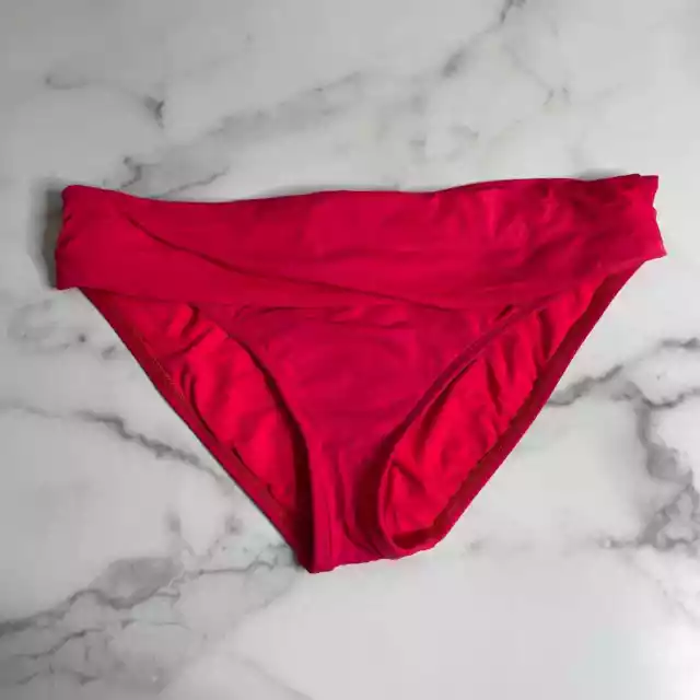 LaBlanca Island Hipster Lined Bikini Bottoms Hot Pink Size 10