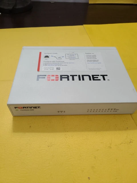 Used Fortinet FortiGate-60E Network Security Firewall - Initialized, Includes Power Adapter - View #3