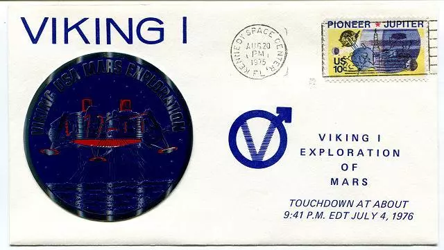 1975 Viking 1 Exploration of Mars Kennedy Space Center NASA Satellite Sonda