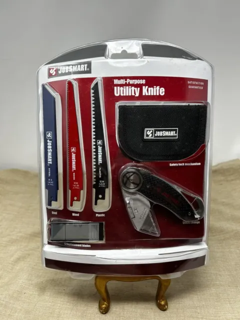 Jobsmart Multi Purpose Utility Knife W/ Replacement Blades Knife Set