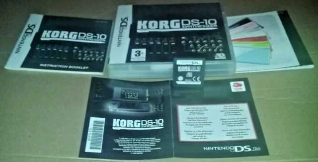 KORG DS 10 Synthétiseur Nintendo DS Jeu 2DS/3DS UK/EU TVA INC CIB DJ PAL...