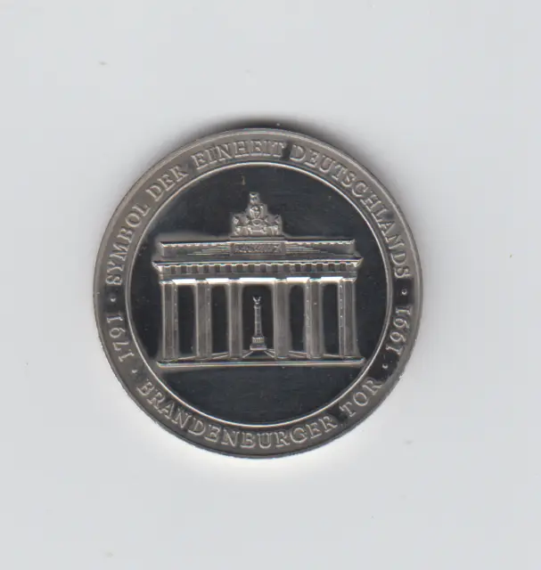 Medaille Brandenburger Tor Symbol der Einheit Deutschlands 1791-1991