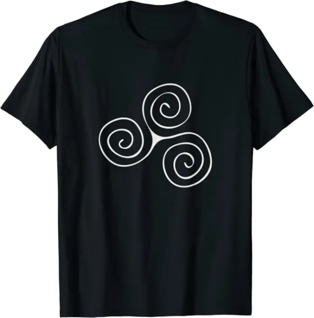 Celtic Triple Spiral of life Triskelion Triskele T-Shirt Size S-5XL
