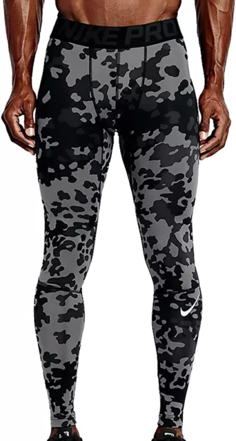 Nike Pro Combat Hyperwarm Compression Leggings Tights Pants Size