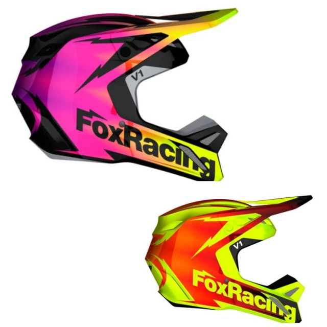Fox Racing - Youth V1 STATK Lightweight Protective DOT Motocross Gear Helmets