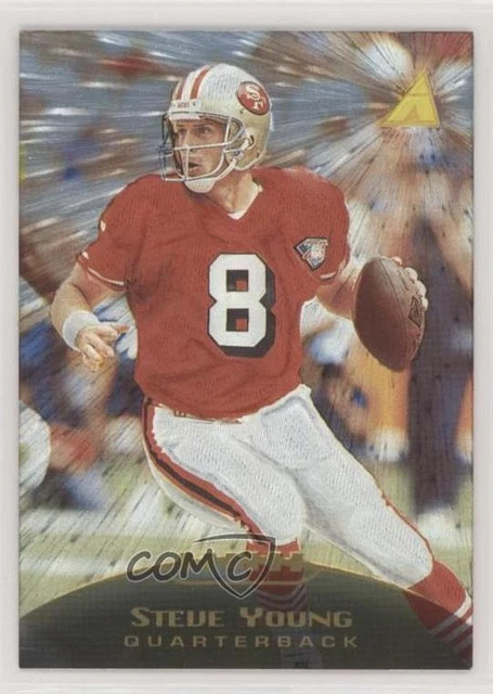 1995 Pinnacle Trophy Collection Steve Young #62 HOF