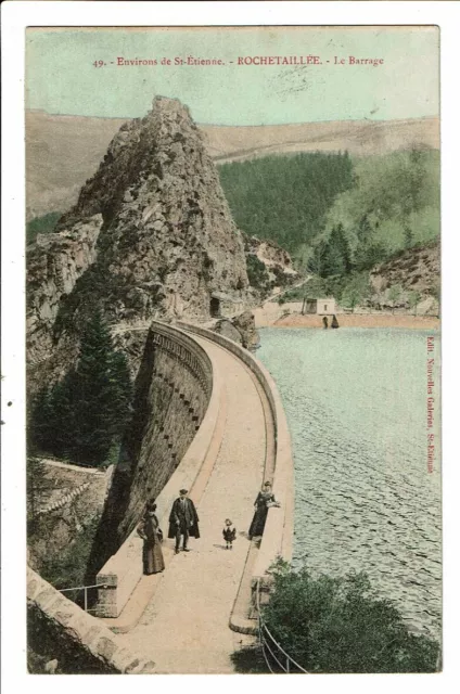 CPA- Carte Postale -France- Rochetaillée- Le Barrage -1905-VM19507