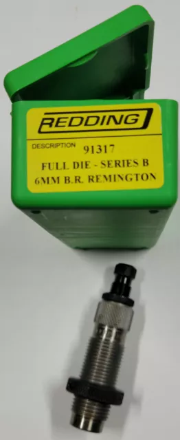 91317 Redding Full Length Sizing Die - 6Mm Br Remington - Brand New - Free Ship