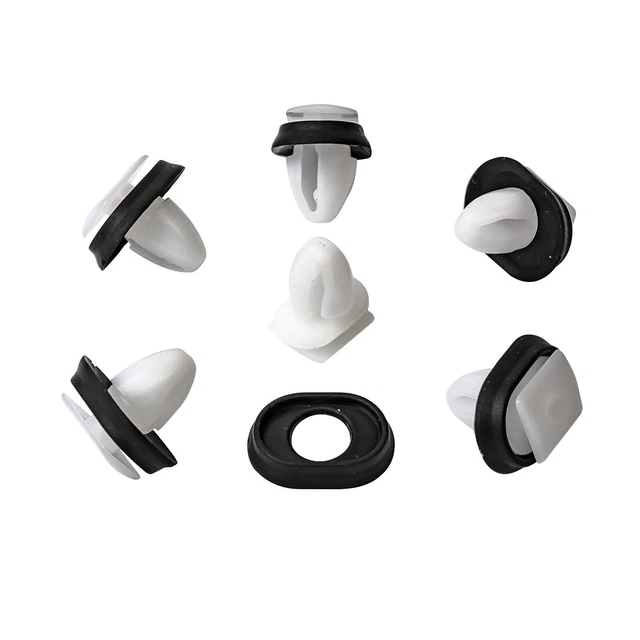 100 Clips Fixation Panneau Porte Voiture - Compatible Ducato, Qubo, Fiorino, Bipper, Etc. - Référence OEM 71728806, 856543