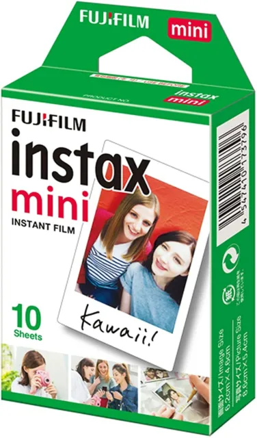 Fujifilm Instax Mini Film Single Pack - 10 Sheets per Pack