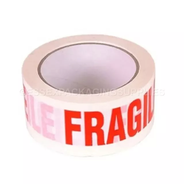 LONG LENGTH PACKING TAPE STRONG - BROWN / CLEAR / FRAGILE 48mm x 66M PARCEL TAPE 3